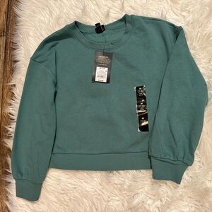 Art Class Girls Sweatshirt Size M 7/8 Green Crewneck Long Sleeve NWT